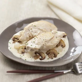 Filet de poulet à la normande